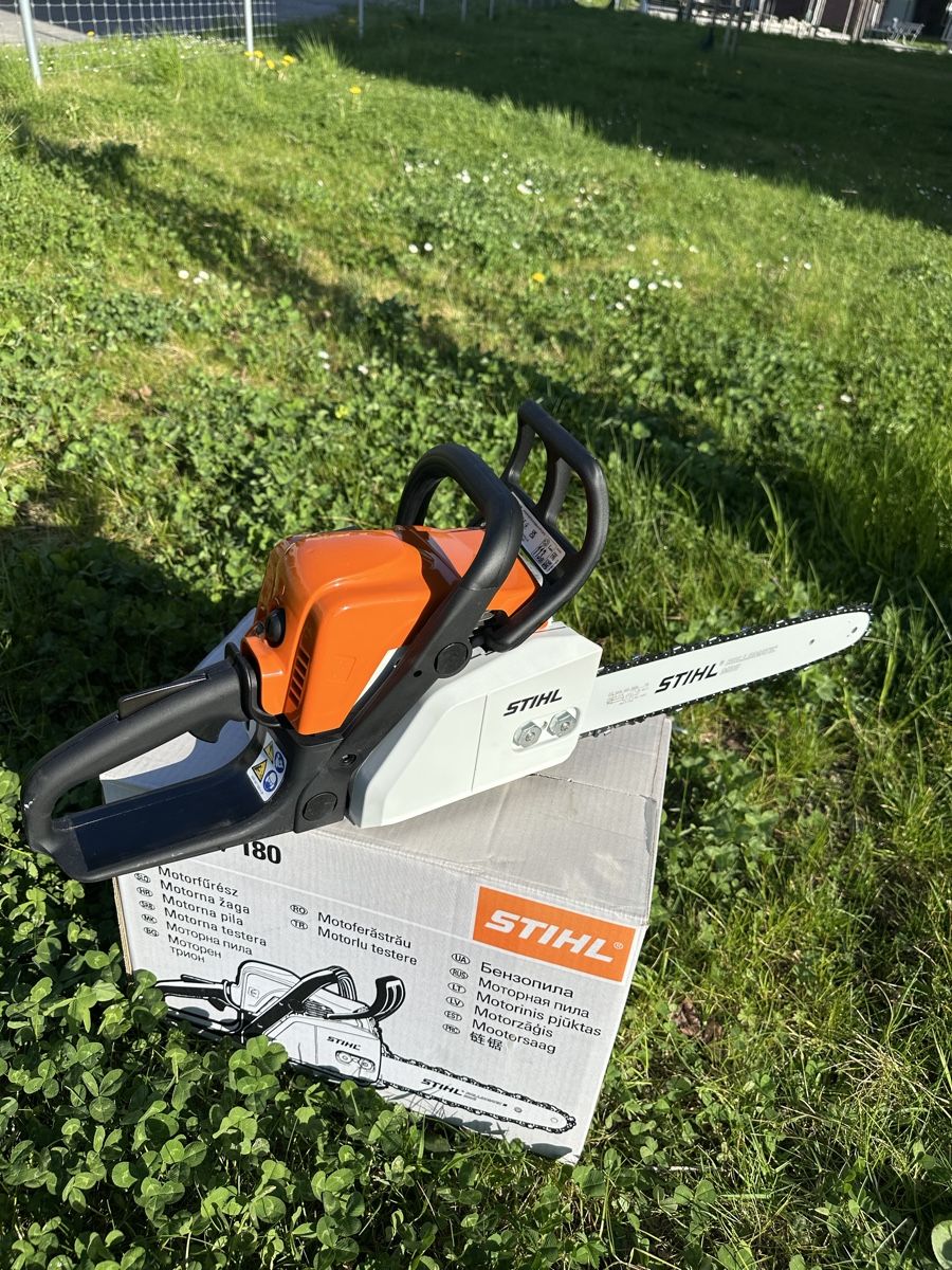 Stihl Seghe: Stihl MS 180. Ganz NEU. – Nuovo e nell'imballaggio originale da Regensdorf venduto da Dani.Al 1
