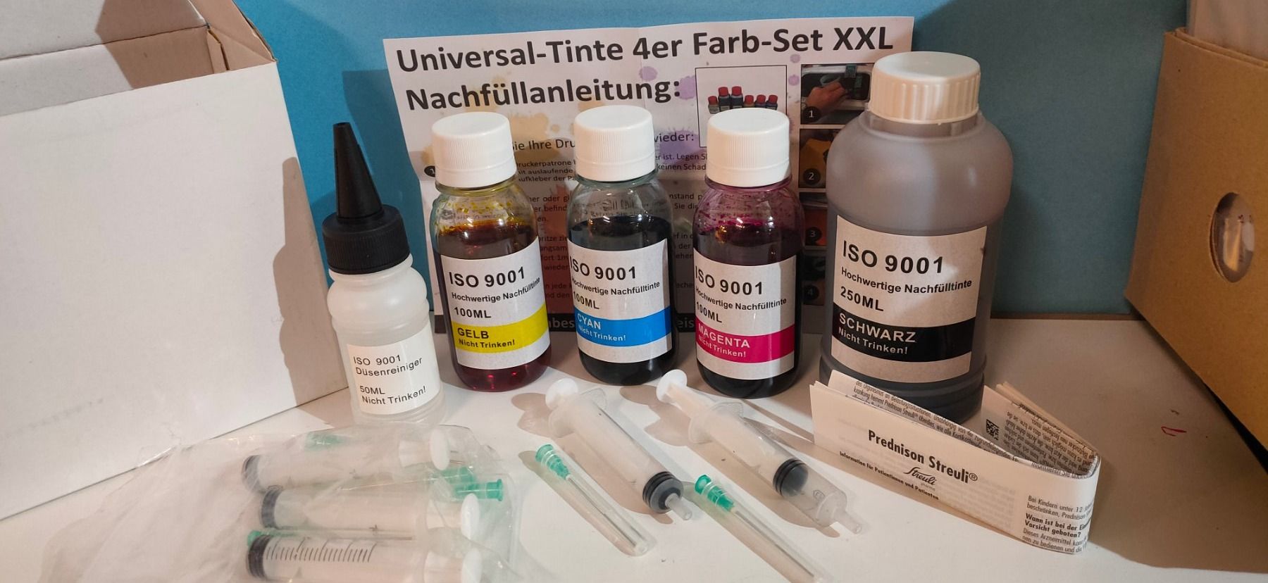 Cartucce per stampanti & toner: Universal-Tinte 4er Farb-Set XXL  ab. sfr. 1.00 – Usato da Zürich venduto da Joer