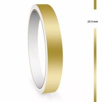 Zierstreifen Gold matt, 12,5 mm, 5 Meter für Auto, Boot...