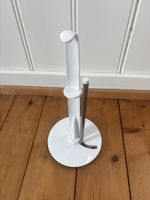 Haushaltspapier Ständer, weiss, Metall und Plastik, neuwerti