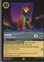 TCG LORCANA 5SSK HIMMELS LEUCHTEN De 173 Simba - Verschollen