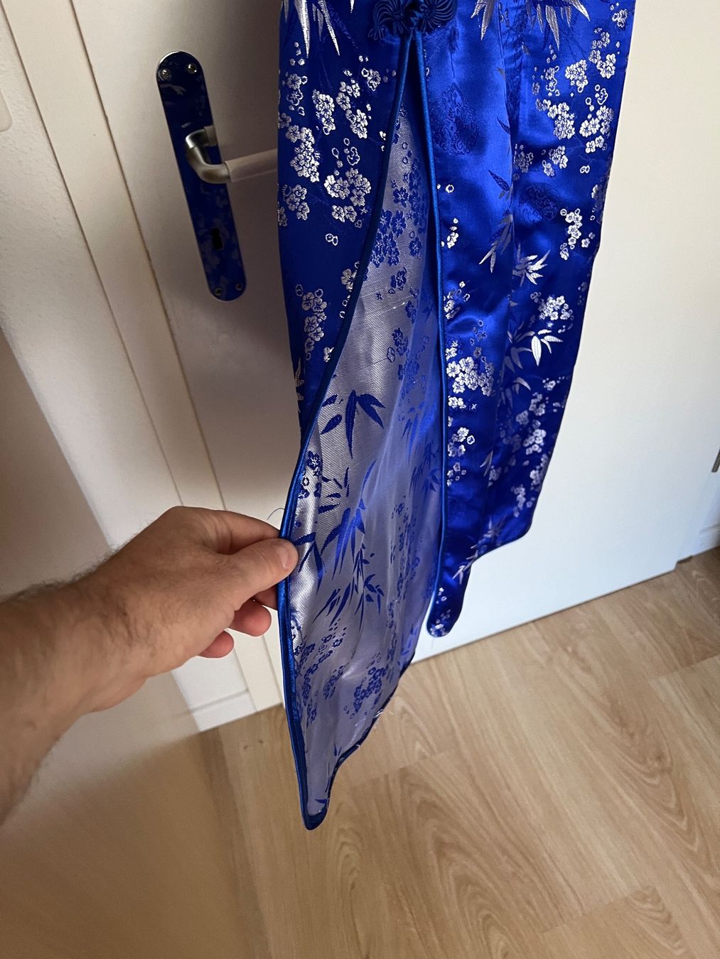 Kleider: Chinesiches Kleid (blau) Rockabilly Grösse S China Kleid – Neu (gemäss Beschreibung) aus ZUFIKON von SULMI01 8