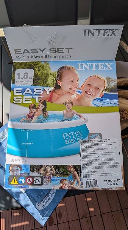 Intex Schwimmbad: Intex Easy Set Pool / Planschbecken – Gebraucht aus Thun von edegil8990