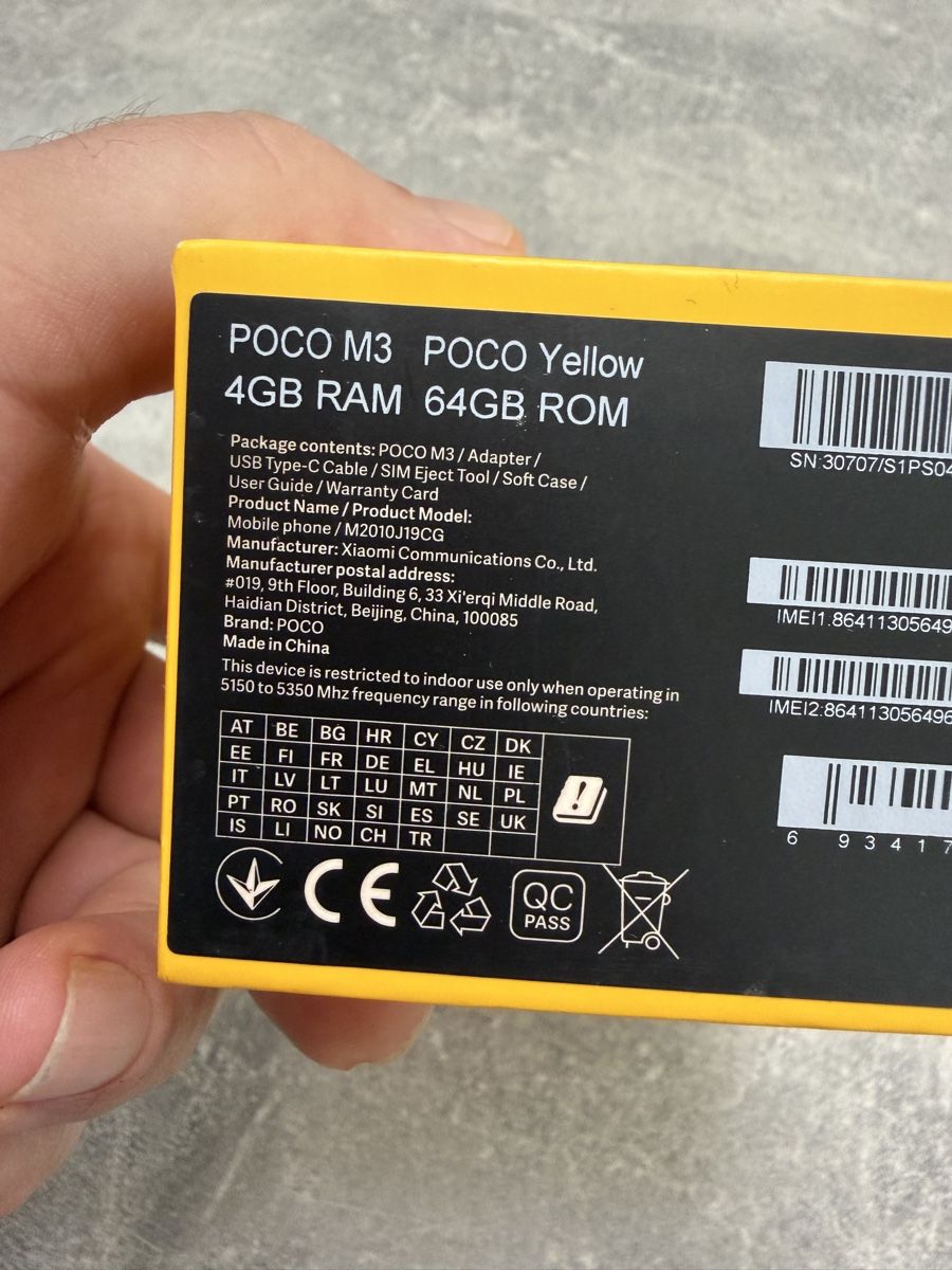 Xiaomi Telefoni cellulari / Smartphones: Smartphone Xiaomi Poco M3 gelb   – Usato da Herzogenbuchsee venduto da ioa_zcm6 2