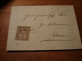 Faltbrief 1869, Stab-o Kottwil,