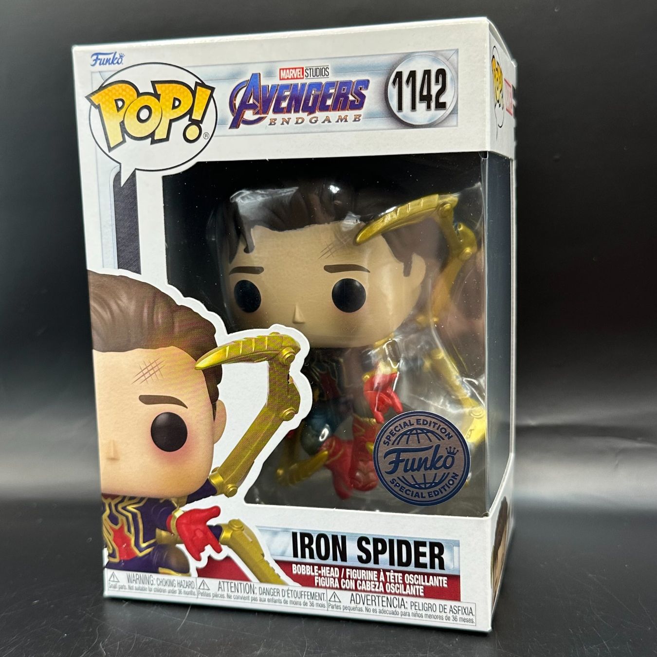 Funko Statuette: Funko Pop! Avengers Iron Spider 1142 – Usato da Düdingen venduto da Nerdworld