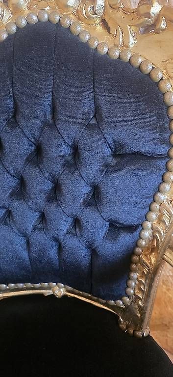 Poltrone: 2 Schwarz Gold, Barock Sessel, Samt – Usato da Kaufdorf venduto da Nati-Nati 5