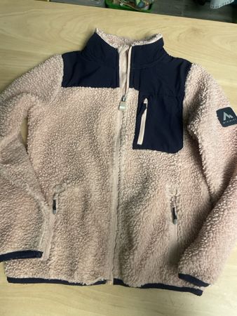 McKinley Teddy Fleecejacke rosa dunkelblau Gr. 140