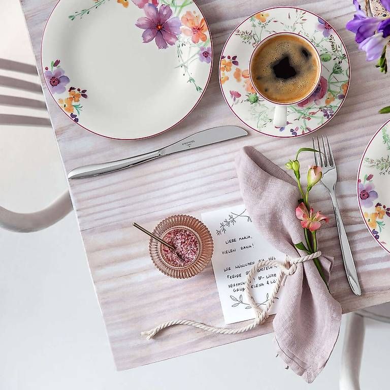 Assiettes: Villeroy & Boch Mariefleur Basic Früstückteller – D'occasion à Stäfa par Faw 1