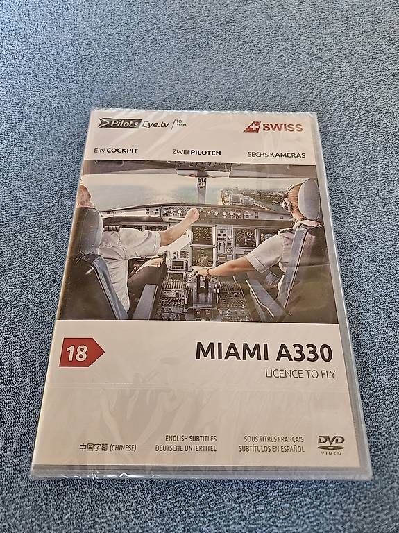 Tutti i DVDs: DVD PilotsEYE.tv Miami A330, ungeöffnet – Nuovo e nell'imballaggio originale da Dübendorf venduto da htctouch