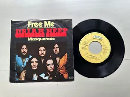 URIAH HEEP tolle Single Free me KEN HENSLEY MICK BOX Kult