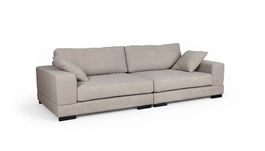 Sofa 4 Sitzer Stoffsofas Luxus Designer Couch 274cm