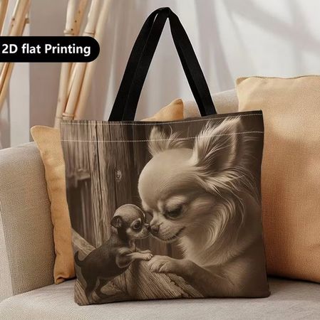 HERZIGE TASCHE, "CHIHUAHUA MIT BABY" NEU