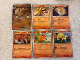 Pokemon Karten VULPIX und NINETALES