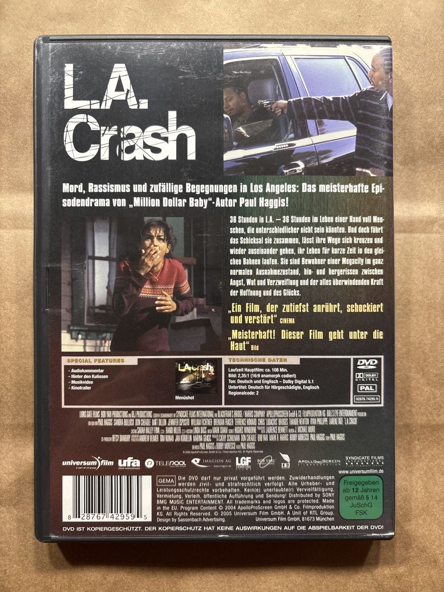 Tutti i DVDs: L.A. Crash (2404)  – Usato da Ruswil venduto da Slivio_ 1
