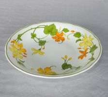 « Villeroy & Boch » Porzellan Suppenteller - « Geranium»