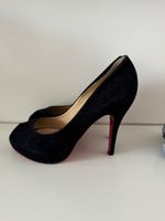 Roberto Festa Wildleder Peeptoe Plateau Pumps Gr. 39