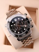 Omega Seamaster Diver 300M Schwarz mit Chronograph - NEU