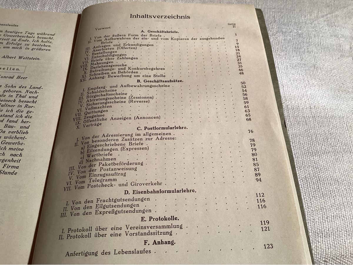 SBB/CFF/FFS Documenti: Eisenbahnformularlehere 125 pages 1937 intéressant – Usato da Luc (Ayent) venduto da Rebouille 5