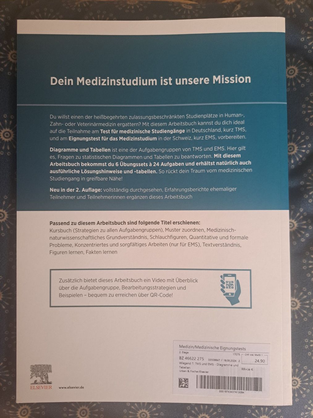 Bücher: TMS Vorbereitung Eignungsabklärung medizinische Berufe – Gebraucht aus Zürich von sro_7byx 6