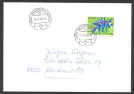 FDC W67 Pro Sport ET Mendrisio Borgo 25.8.1989