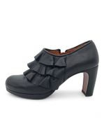 Chie Mihara Ruffle Klassischer Pump EU 39.5 Schwarz