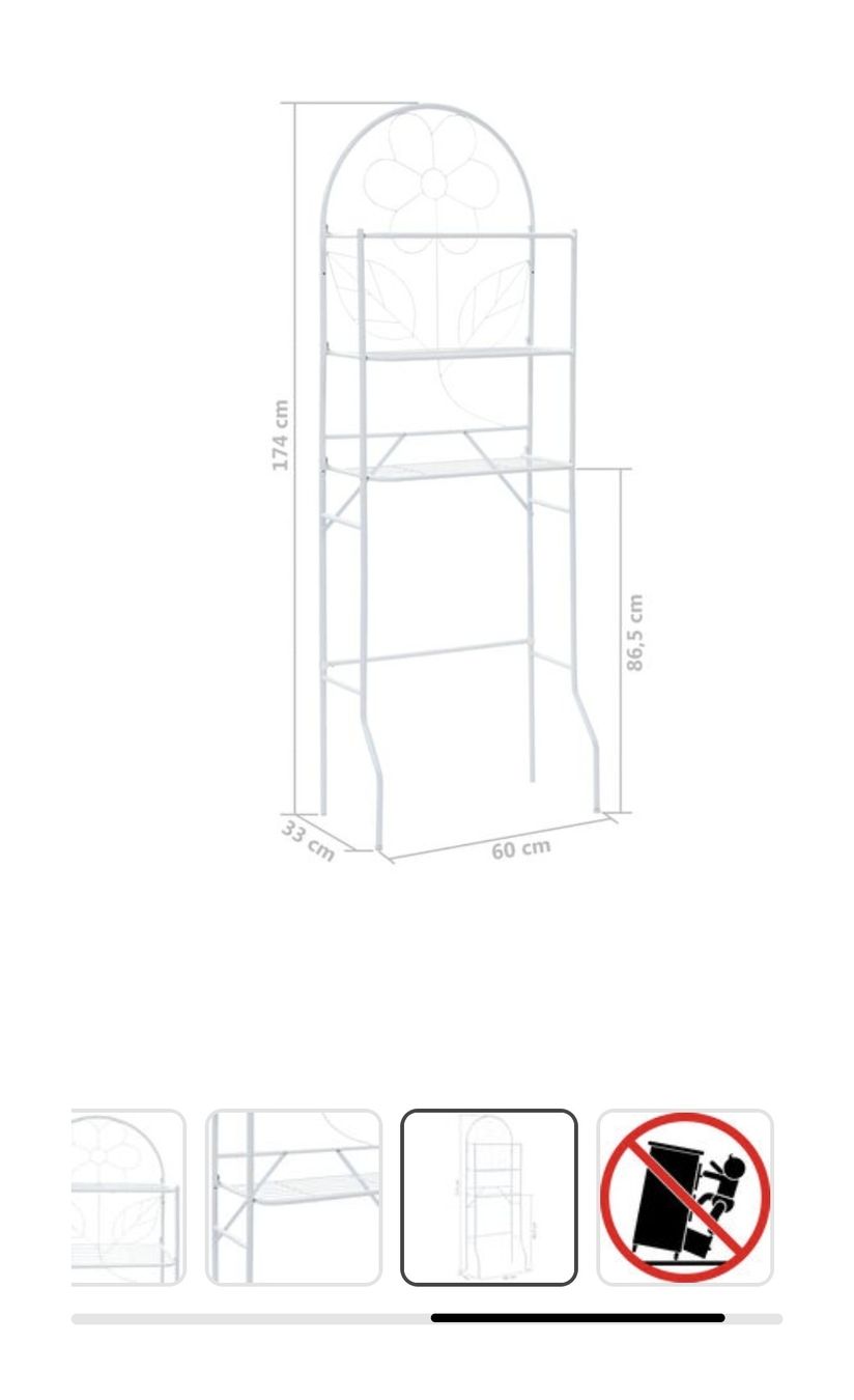 Scaffali: Étagère derrière WC – Nuovo e nell'imballaggio originale da Gumefens venduto da izalala 5