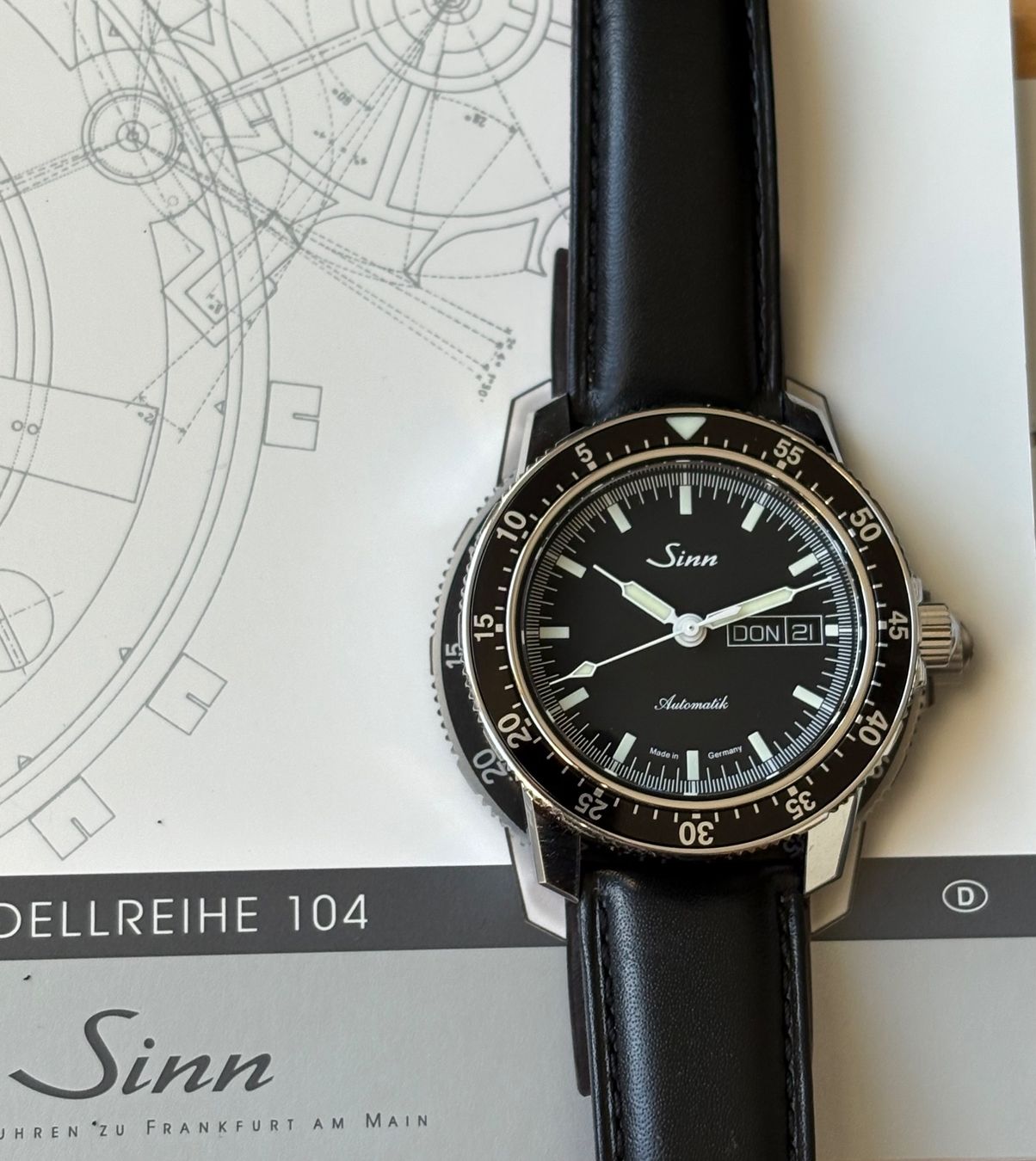 Sinn Orologi: SINN 104 St Sa Automatic Fullset – Usato da Birsfelden venduto da Mynos 8
