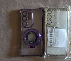 Back Cover Set 2 Stück violett Silber zu Samsung s26 Ultra