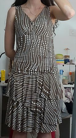 Kleid mit Rüschen