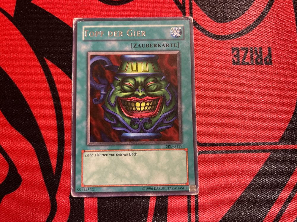 YuGiOh Topf Der Gier Common Deutsch - Yugi's Legendary Decks Mit Fieldcenter