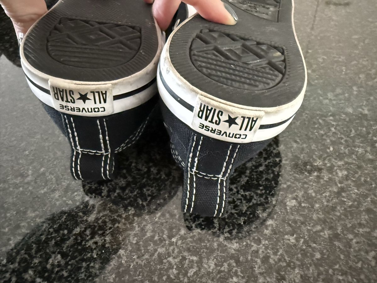 Converse Scarpe da donna: Converse 37( petit 37) noir blanche – Usato da Biel/Bienne venduto da Abeille01 3