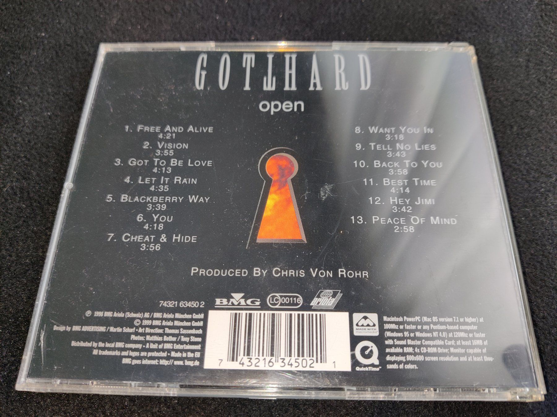 CD: CD -  Gotthard / Open (1999) – Usato da Muttenz venduto da IkaSul 2