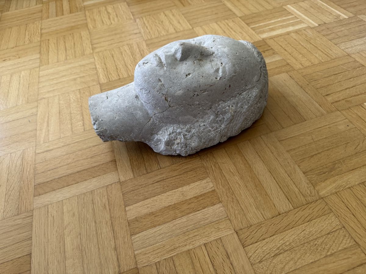 Sculture & Statue: Abstrakte Kopfskulptur aus Dolomit – Usato da Buchs AG venduto da ChrizZa 8