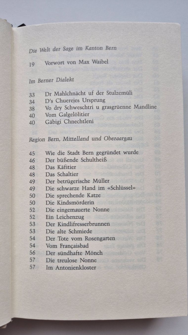 Libri: Sagen der Schweiz  -  BERN -   1986 – Usato da Niederweningen venduto da Obson 3