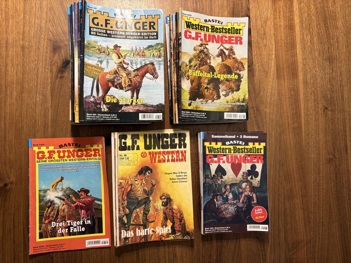Bücher: GF Unger Western Romane – Gebraucht aus Lauerz von Zuergi