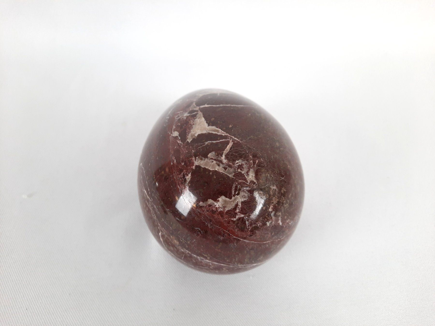 Mineralien & Heilsteine: Braun/Rotes Deko Ei in Marmor Optik – Gebraucht aus Beinwil am See von Restwert_Beinwil 9