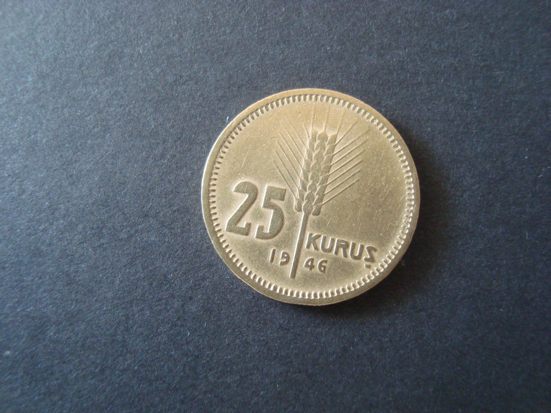 Tutti le monete: Türkei 25 kurus 1946 – Usato da Gelterkinden venduto da Cakir