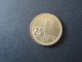 Türkei 25 kurus 1946