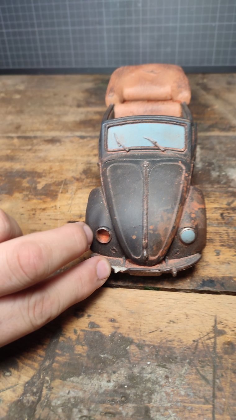 Volkswagen Modellini d'auto: Wunderschöner alter VW Käfer Cabriolet 21 cm – Usato da Gelterkinden venduto da MYSTOREFORYOU4460 6