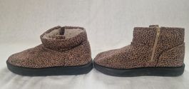 Zara gefütterte Stiefeletten, Leo-Muster, Gr. 37