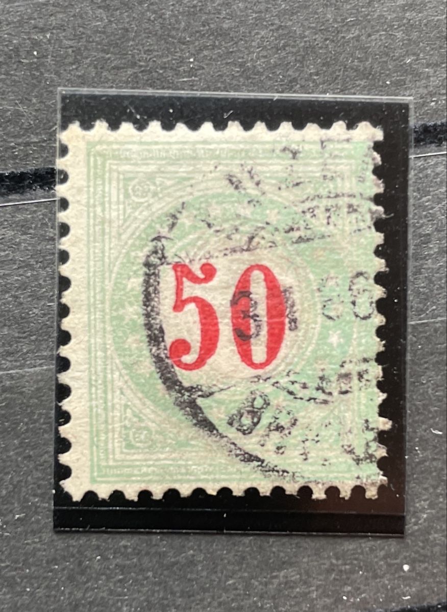 Tutti i francobolli: Portomarke 20A Blaugrün 1883 – Usato da Zug venduto da gip41