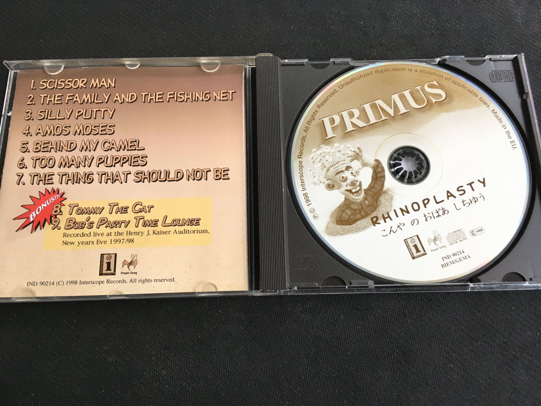 CD: Primus - Rhinoplasty -CD- – Usato da St.Gallen venduto da MedienJoe 1