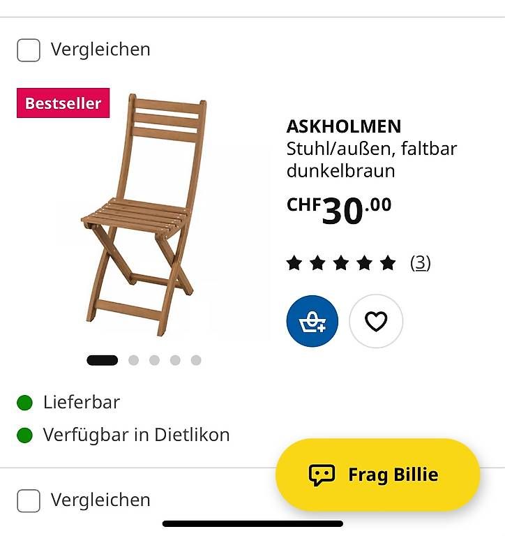 Sedie: Garten-/-küchenstühle – Usato da Buchs ZH venduto da cordumars 1