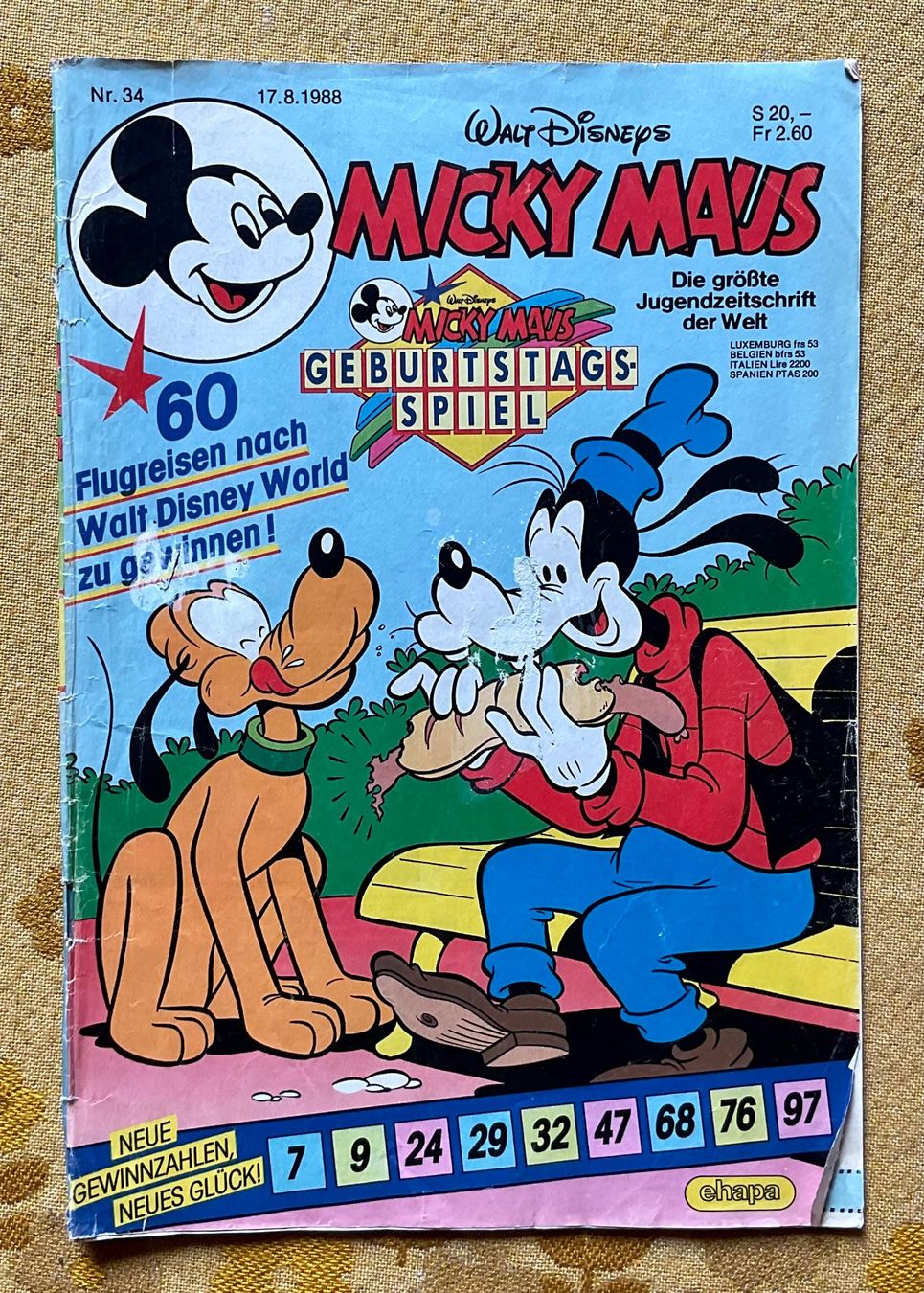 Fumetti: Micky Maus Heft Nr 34 von 1988 – Usato da Endingen venduto da nathan05