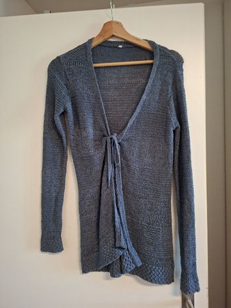 Damen Strickjacke blau Grösse S guter Zustand