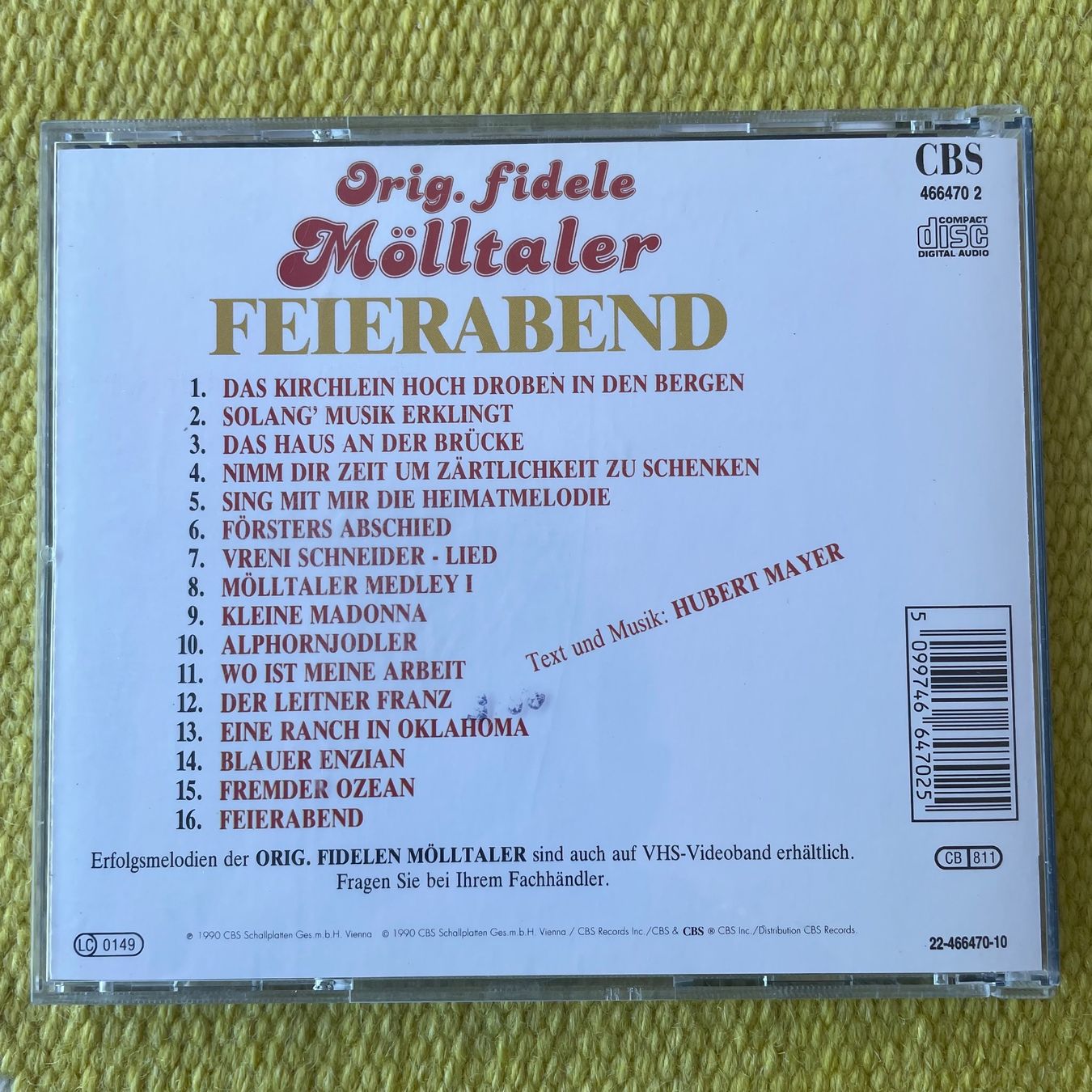 CDs: DIE FIDELEN MÖLLTALER-FEIERABEND – Gebraucht aus Rorschacherberg von CD-Roli 1