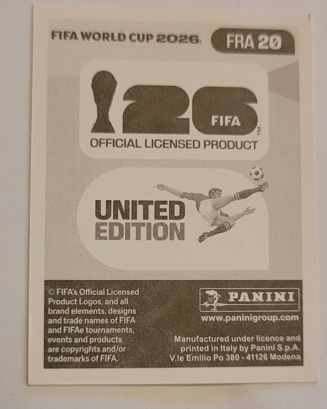 Panini Carte collezionabili: Kylian Mpappé Panini WM 2026  – Nuovo (secondo la descrizione) da Sulgen venduto da Sannssa 1