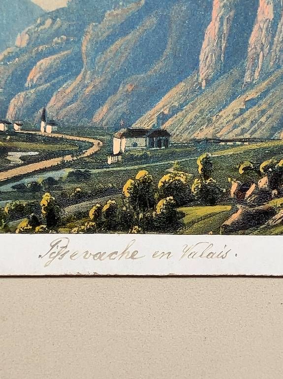 Stiche: La Pissevache gravure – Gebraucht aus Chernex von Nouveaunom 2