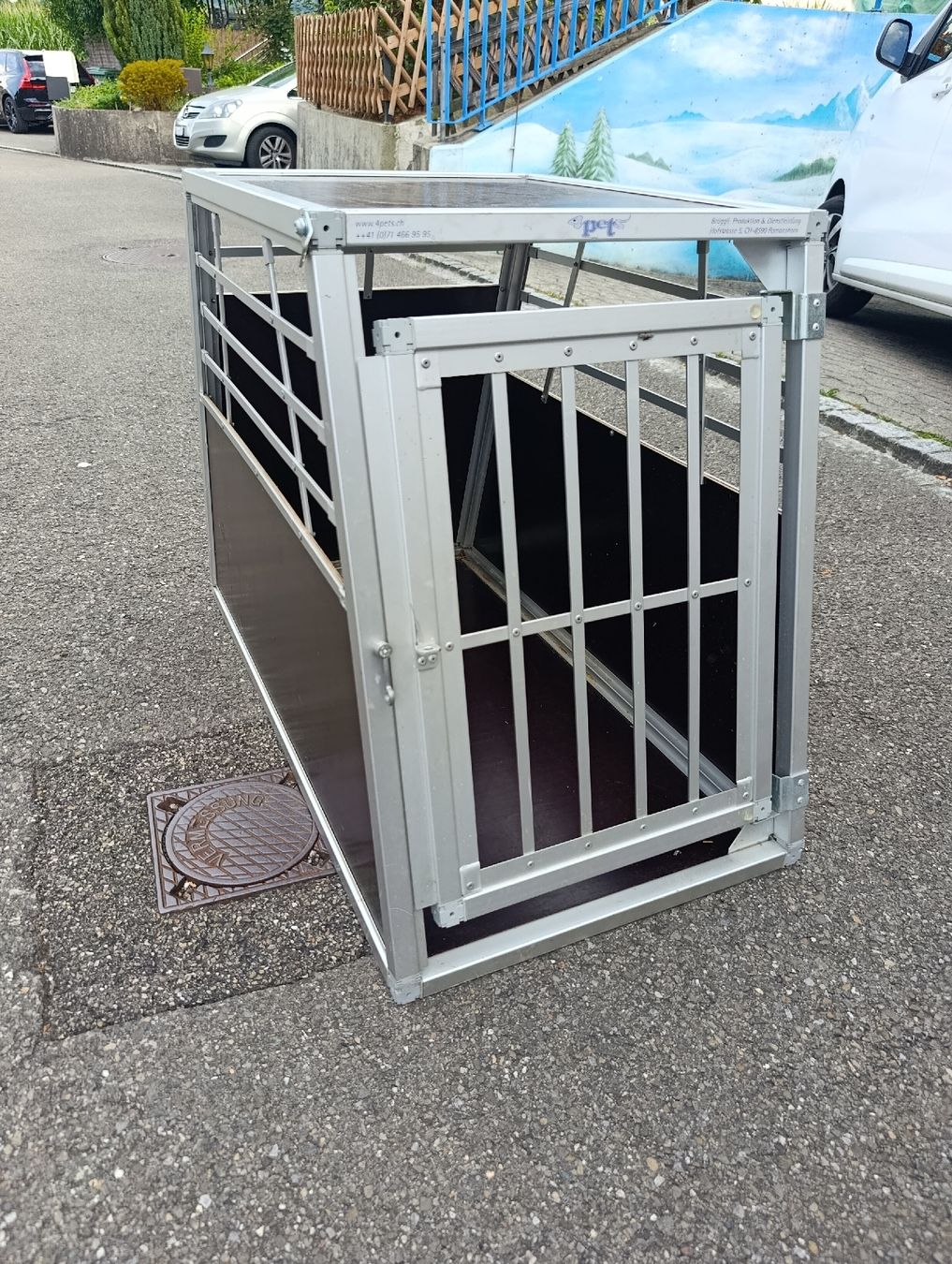 Cages, transport & sécurité: Hunde Transportbox  – D'occasion à Strengelbach par Cbrughelli 2